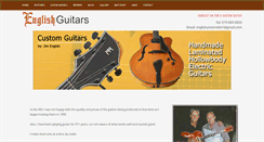 Desktop Screenshot of jimenglishguitars.com